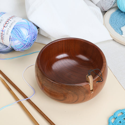 Wooden Yarn Bowl Perfect Yarn Companion