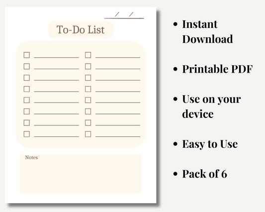 Minimal Printable Planner