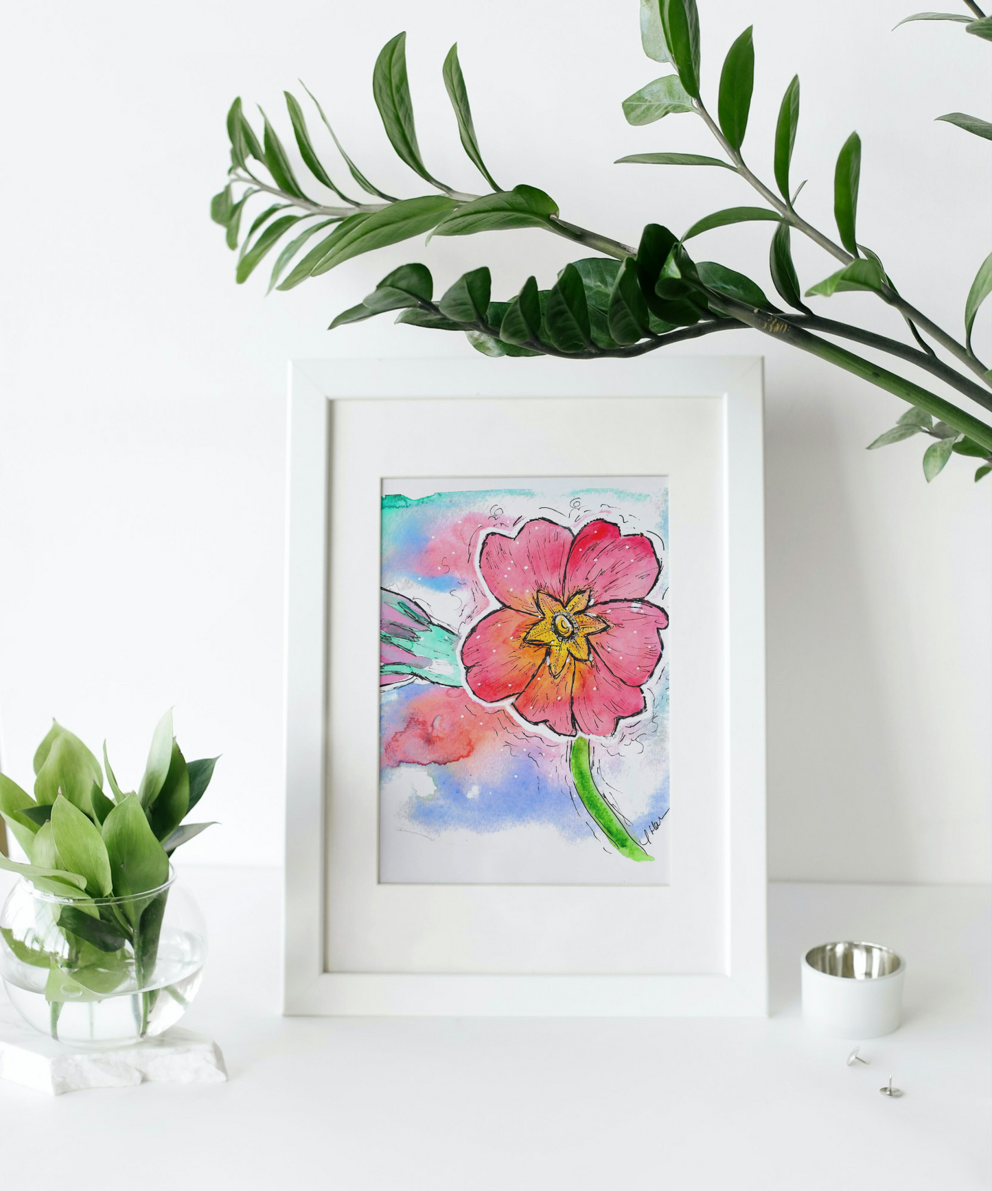 Vibrant Floral Wall Art