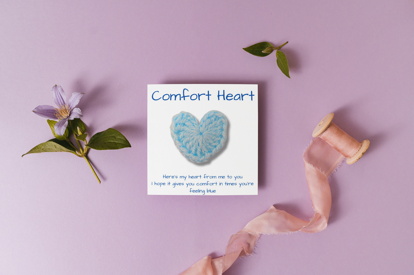 Blue Comfort Heart