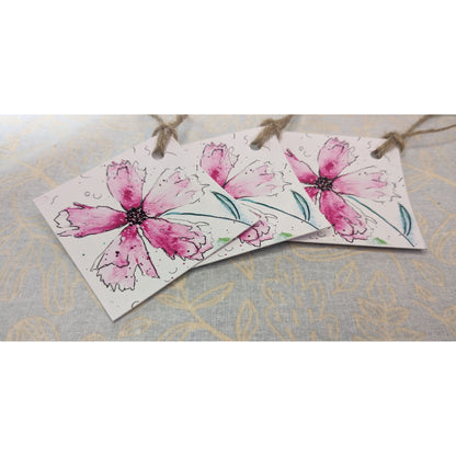 Pink Petal Gift Tags