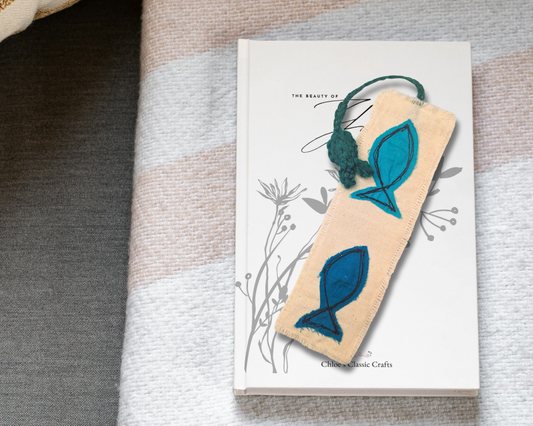 Green Coastal Charm Bookmark